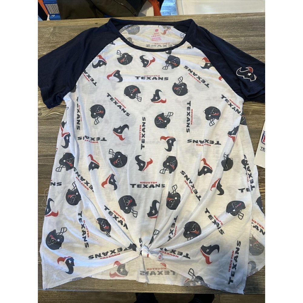 Houston Texans Teens Juniors Large Shirt. Authentic. NWT. 1